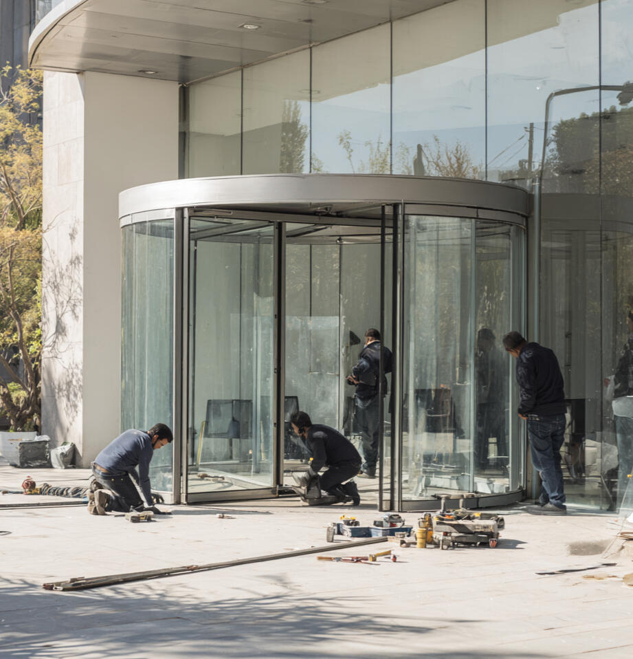 Automatic Revolving Door